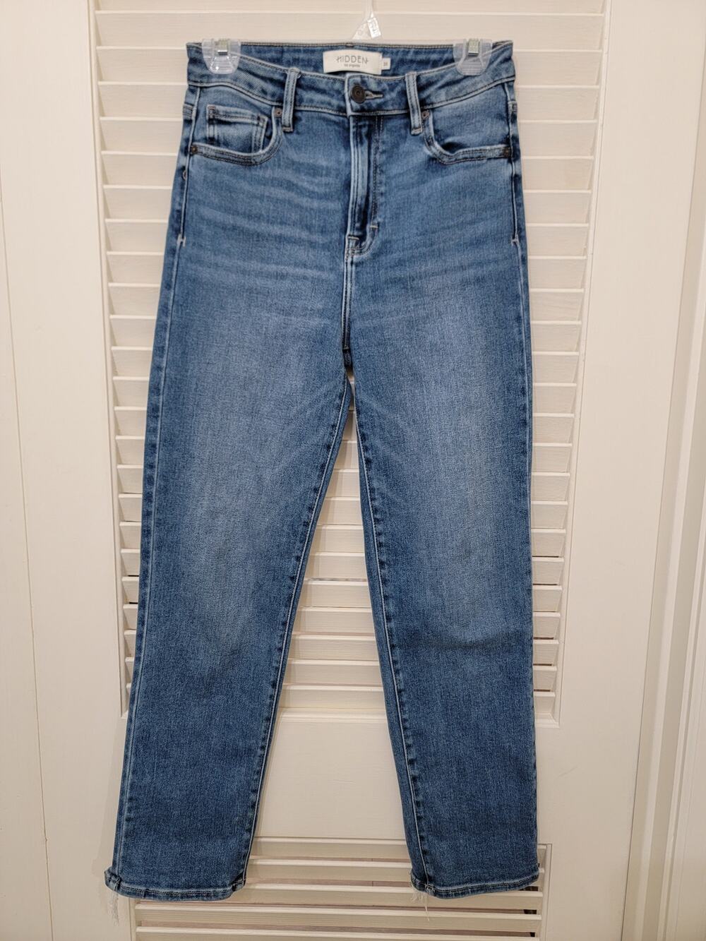 Hidden Jeans High - Rise Straight leg Medium Wash Size 26